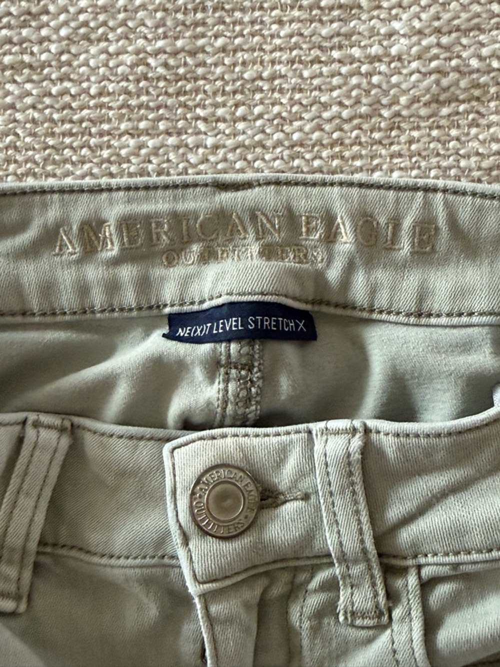 💖3 for $25 bundle💖 American Eagle Skinny Jeans-Sage Green - Picture 2 of 3